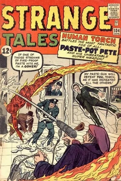 Cover of The Human Torch Meets Paste-Pot Pete!