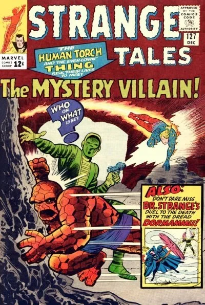 Cover of The Mystery Villain!; Duel With The Dread Dormammu!