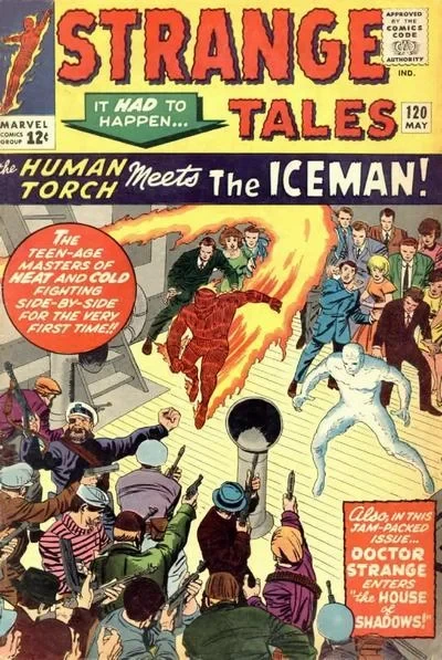 Cover of The Torch Meets Iceman!; The House Of Shadows!; The Salesman