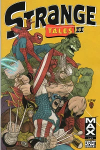 Dear Logan; The Fabulous Frog-Man!; Silver Surfer; A Distraction; Dazzler in The After-Party; Red Skull; Spider-Man; A Civilized-Thing; Meanwhile... In The Park!!