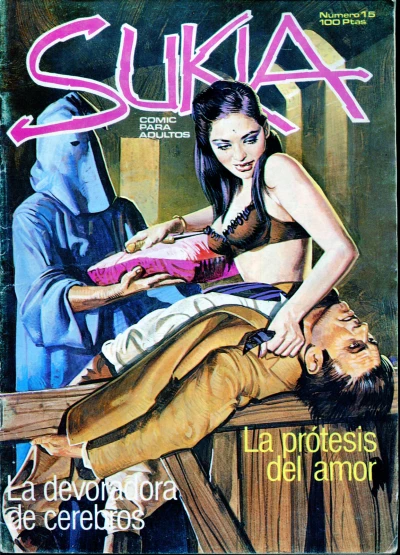 Cover of La devoradora de cerebros; La protesis del amor