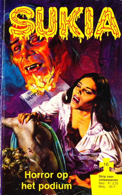 Cover of Horror op het podium