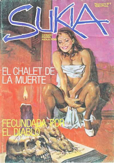 Cover of El chalet de la muerte; Fecundada por el diablo