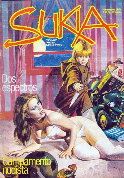 Cover of Dos espectros; Campamento nudista