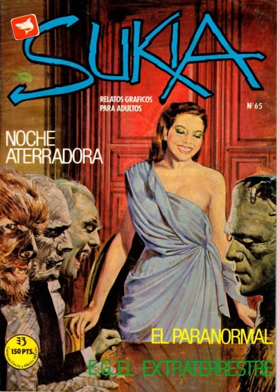 Cover of Noche aterradora; El paranormal; E.G. el extraterrestre
