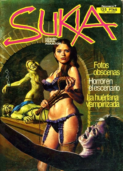 Cover of La huérfana vampirizada; Fotos obscenas; Horror en el elescenario