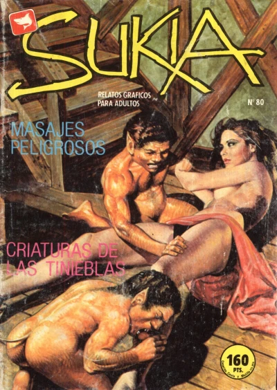 Cover of Masajes peligrosos; Criaturas de las tinieblas