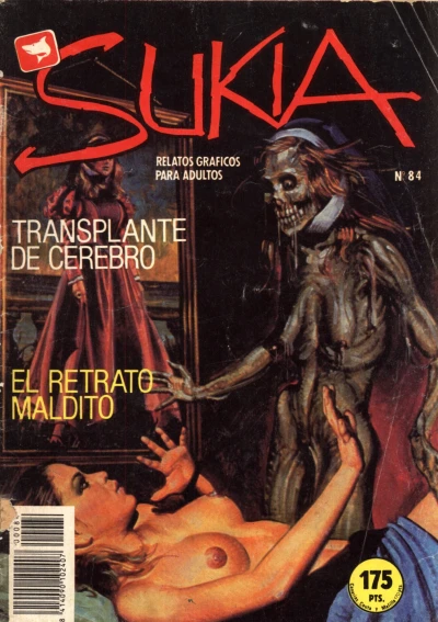 Cover of El retrato maldito; Transplante de cerebro