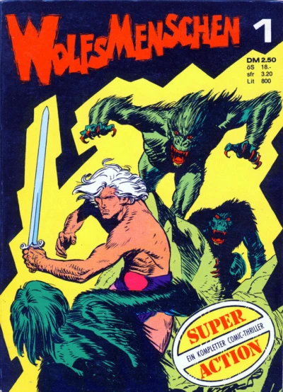 Cover of Andrax: Wolfsmenschen