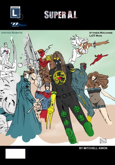 Cover of Superhero Robots: AI-force
