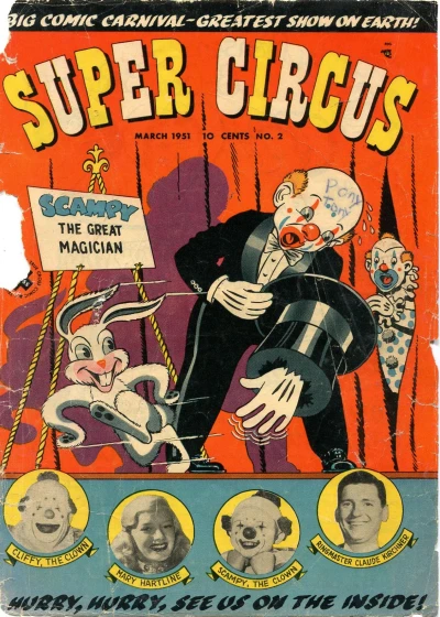 Cover of Super Circus / The Trial of Nicky / Catching the Dog-Catcher / The Haunted House! / The Magic Charm