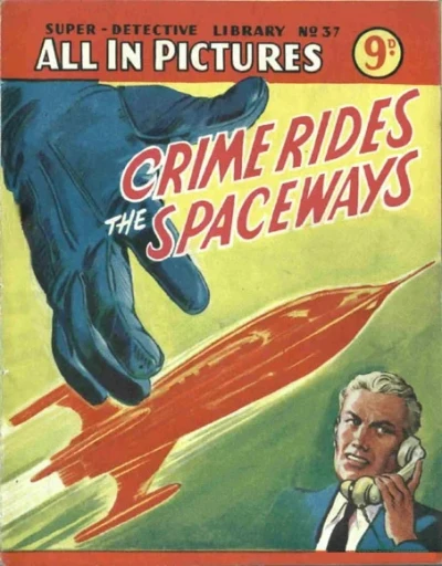 Cover of Crime Rides the Spaceways