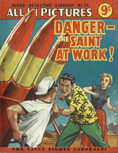 Cover of Danger - The Saint at Work!