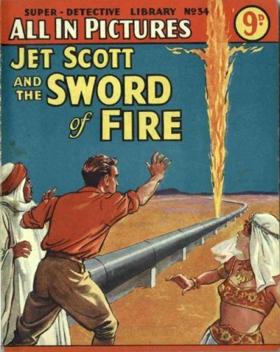 Cover of Jet Scott & the Sword of Fire