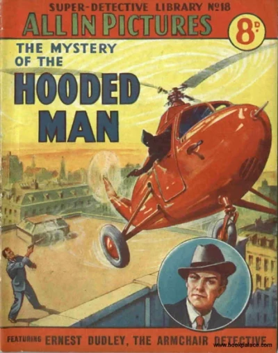 Cover of Mystery of the Hooded Man