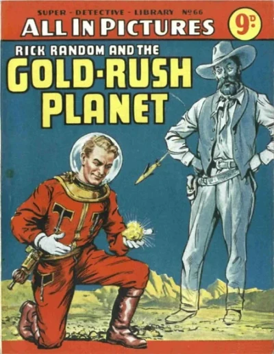 Cover of Rick Random and the Gold-Rush Planet