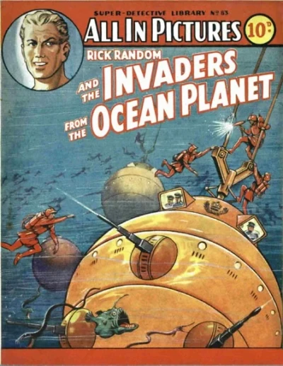Cover of Rick Random and the Invaders from the Ocean Planet