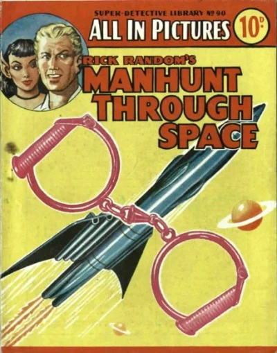 Cover of Rick Random's Manhunt Through Space