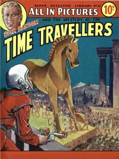 Cover of Rick Random and the Mystery of the Time Travellers