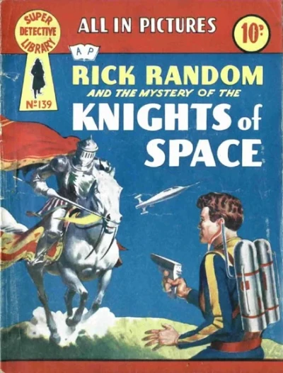 Cover of Rick Random and the Mystery of the Knights of Space