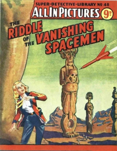 Cover of The Riddle of the Vanishing Spacemen