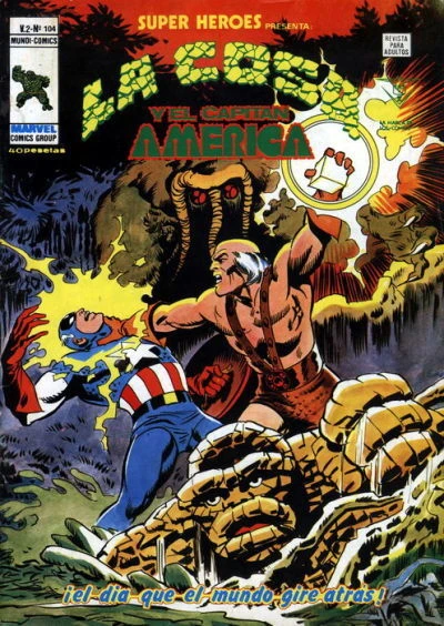 Cover of La Cosa y el Capitan America