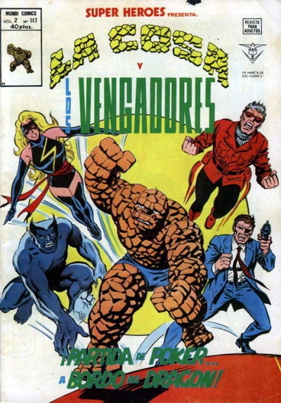 Cover of La Cosa y Los Vengadores