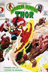 Antorcha Humana y Thor