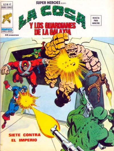 Cover of La Cosa y Los Guardianes de la Galaxia