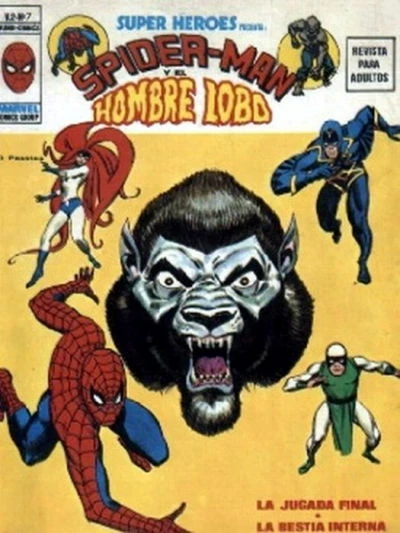 Cover of Spider-Man y el Hombre Lobo