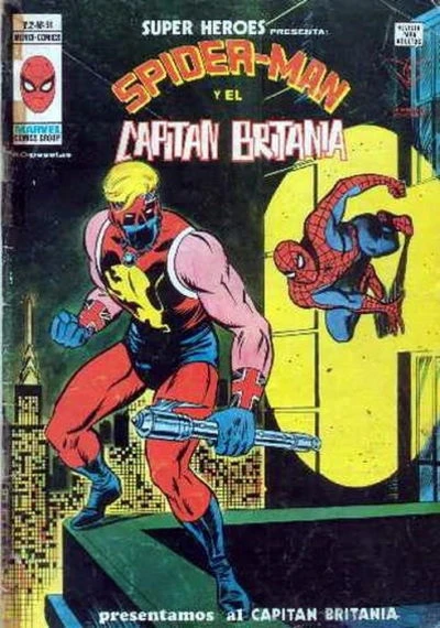 Cover of Spider-Man y el Capitan Britania