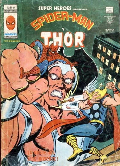 Cover of Spider-Man y Thor