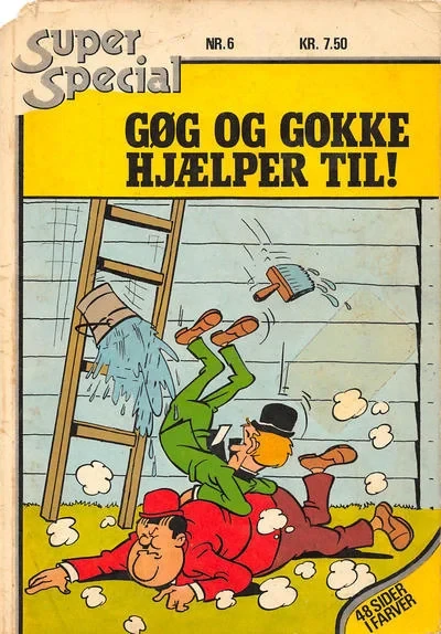 Cover of Gog og Gokke Hjaelper til!