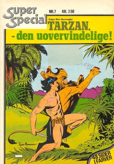 Cover of Tarzan den novervindelige!