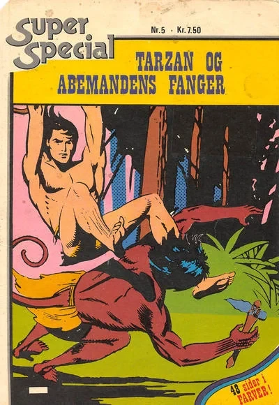 Cover of Tarzan og Abemandens Fanger