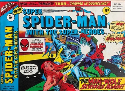 Cover of The Man-Wolf Strikes Again!