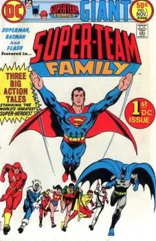 Cover of The Superman-Batman Revenge Squads, Stepping Stones For A Giant Killer, Mystery of the Elongated Man!