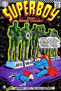 Decoy of the Doom Statues! / Superboy Visits the 50th Century!