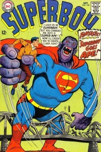 Superboy Goes Ape! ; The Shyest Boy in Town!