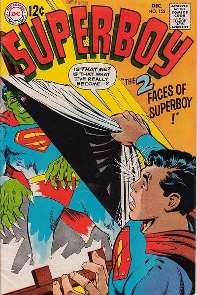 Cover of The 2 Faces of Superboy!