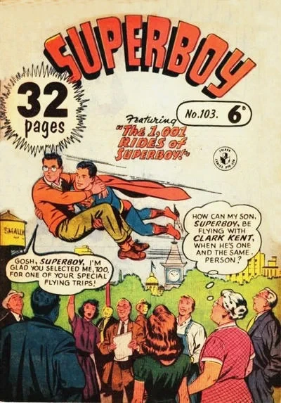 Cover of The 1,001 Rides of Superboy!