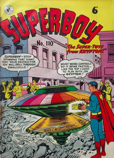 Cover of The Super-Toys from Krypton!