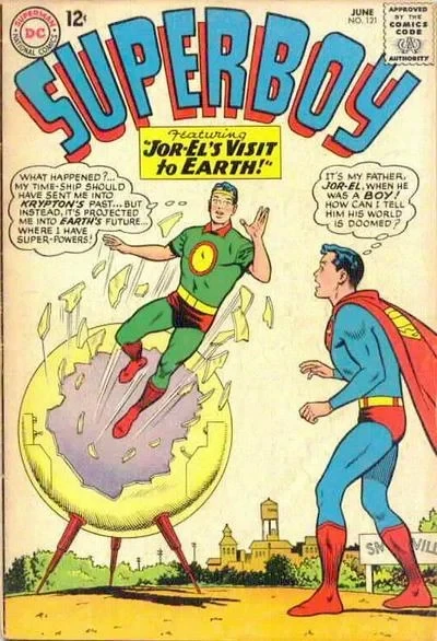 Cover of Clark Kent's Single Identity; Jor-El's Visit to Earth!