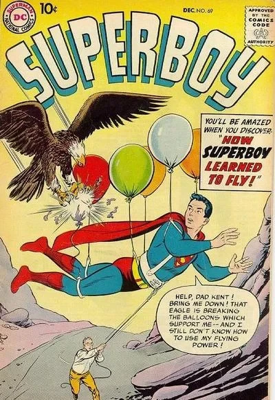 Cover of How Superboy Learned to Fly! / The Racer in the Leaden Mask! / The Indestructible Robot