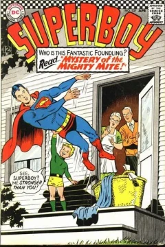 Mystery of the Mighty Mite ; Superboy's Blind Identity!