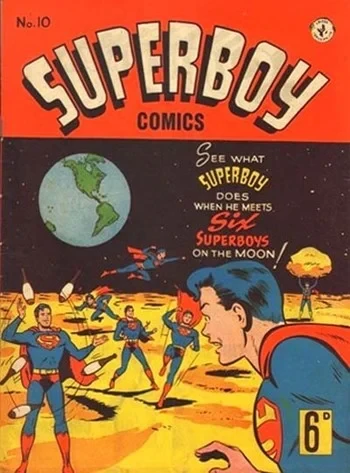 Cover of Six Superboys on the Moon
