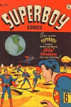 Six Superboys on the Moon