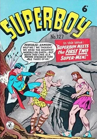 Cover of Superboy Meets the First Two Super-Men!