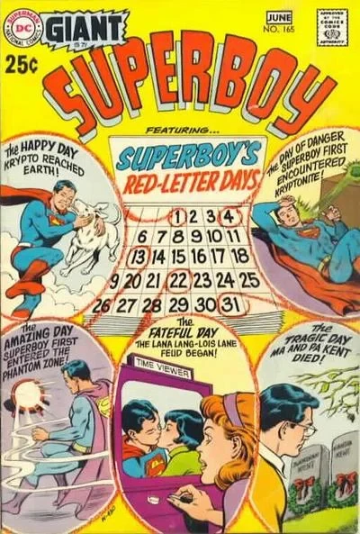 Cover of Superboy's Red Letter Days