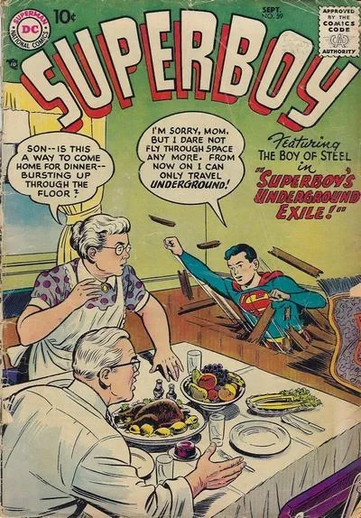Cover of Superboy's Underground Exile